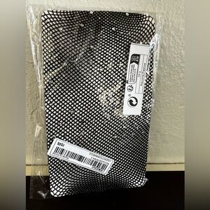 Rhinestone Black Mesh Nylons